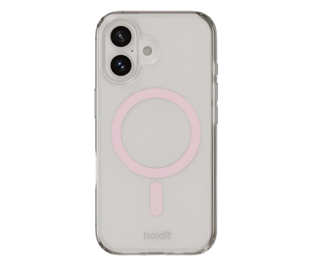 Holdit MagSafe Case iPhone 16 Pink/Transparent - 1287307 - zdjęcie